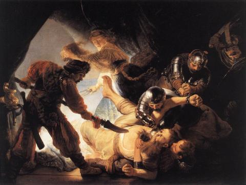 Rembrandt: Sámson megvakítása -The Blinding of Samson